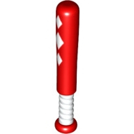 Lego basebalová pálka, červená (93220pb02)